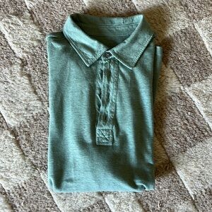 Men’s Zegna shirt in sea foam green size M/50